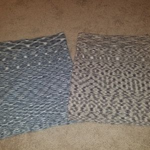 Mini stretch skirts with thick waist band